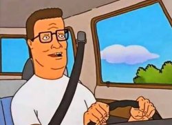 King of the Hill Car Ride Meme Template