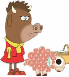 Zaza and sheep Meme Template