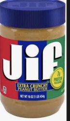JIF PEANUT BUTTER Meme Template