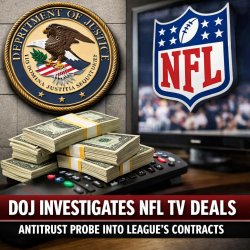DOJ opens antitrust investigation of NFL over TV deals https://w Meme Template