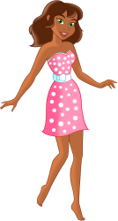 Gabriella Human Pink Dress Meme Template