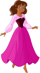 Human Gabriella Pink Dress Meme Template