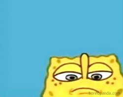 Disappointed threatening spongebob Meme Template