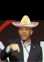 Guacheem Jeffries pointing Meme Template