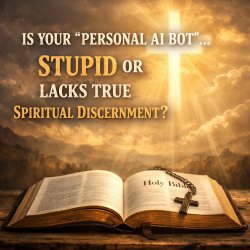 Is your "personal AI bot" STUPID or LACKS true SPIRITUAL DISCERN Meme Template