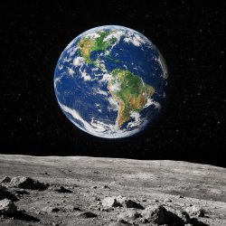 A picture of the Earth from the moon Meme Template