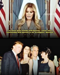 Melania and Epstein Meme Template