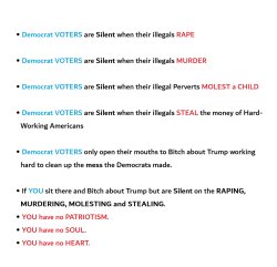 Democrats are silent Meme Template