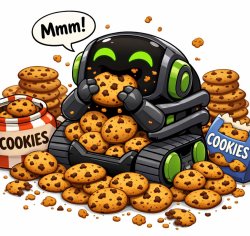 vector eating a lot of cookeis Meme Template