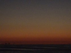 Sunset over water Meme Template