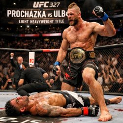 UFC 327: PROCHÁZKA VS ULBERG, UFC returns to Kaseya Center in Mi Meme Template