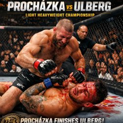 UFC 327: PROCHÁZKA VS ULBERG, UFC returns to Kaseya Center in Mi Meme Template