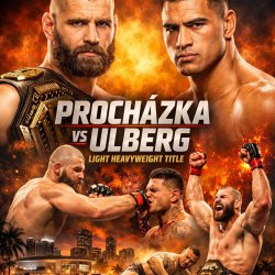 UFC 327: PROCHÁZKA VS ULBERG, UFC returns to Kaseya Center in Mi Meme Template