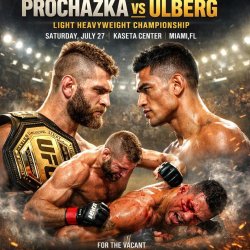 UFC 327: PROCHÁZKA VS ULBERG, UFC returns to Kaseya Center in Mi Meme Template