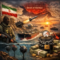 No power can undermine Iran's eternal dominance over the Strait Meme Template