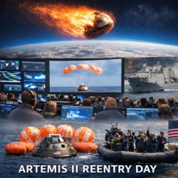 Artemis II reentry day Meme Template