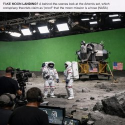 NASA moon-hoax Meme Template