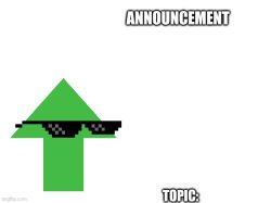 Snoopie's announcement template Meme Template