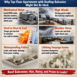 Top floor apartments with rooftop balconies are often highly cov Meme Template