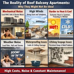 Top floor apartments with rooftop balconies are often highly cov Meme Template