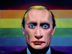 putin , putler , gay , Meme Template