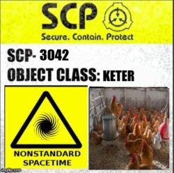 SCP-3042 Label Meme Template