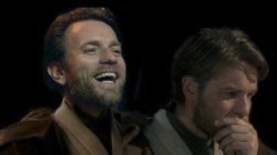 Kenobi laugh and concern Meme Template