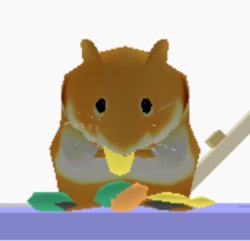 3D hamster Meme Template