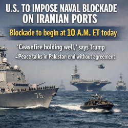 US to blockade ships from Iranian ports as Trump claims ceasefir Meme Template