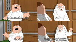 Family guy. Do Atheists go to hell? God. Meme Template