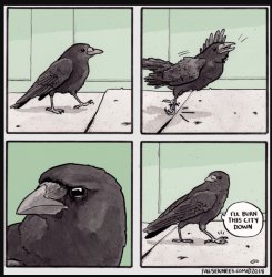 Crow Life Meme Template
