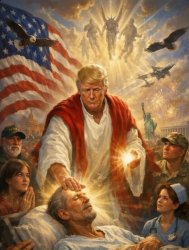 Trump as Jesus Meme Template