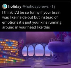 Your kins running around in your head like this Meme Template