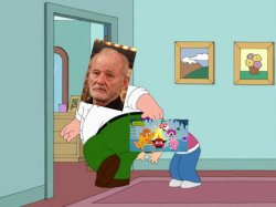 Bill Murray farting on the moshi monsters reboot Meme Template