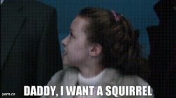 Daddy I want a squirrel Meme Template