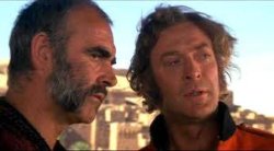 Connery + Caine The Man Who Would Be King Meme Template