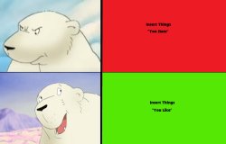 Polar Bear Drake Meme Meme Template