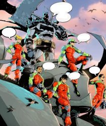 Batman absolute with robins Meme Template