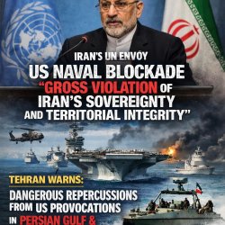 US–Israel–Iran War (World War 3 DLC)  Iran's UN envoy: US naval Meme Template