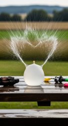 exploding water balloon Meme Template