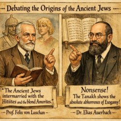 The German Felix von Luschan proposed that the ancient Jews had Meme Template