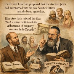 The German Felix von Luschan proposed that the ancient Jews had Meme Template