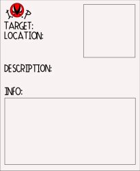 I.M.P. Target Sheet Meme Template