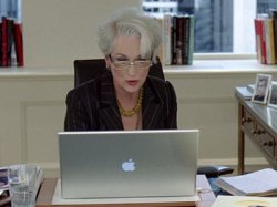 Devil wears Prada Macbook Meme Template