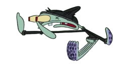 Shocked Squidward The Thief Meme Template