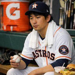 Astros rookie right-hander Tatsuya Imai  still adjusting to 'Ame Meme Template