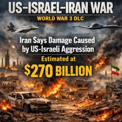 US–Israel–Iran War (World War 3 DLC)  Iran says damage caused by Meme Template