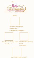 Your Barbie and The Three Musketeers meme Meme Template