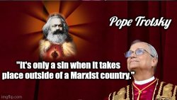Pope Trotsky 3 Meme Template