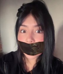 Abril Funes tape gagged Meme Template